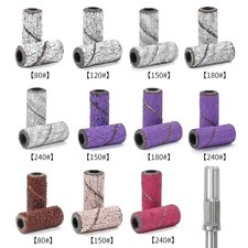 Nail Sanding Bands 80/120/150/180/240Grit Nail Drill Sanding Bands Sanding Bands