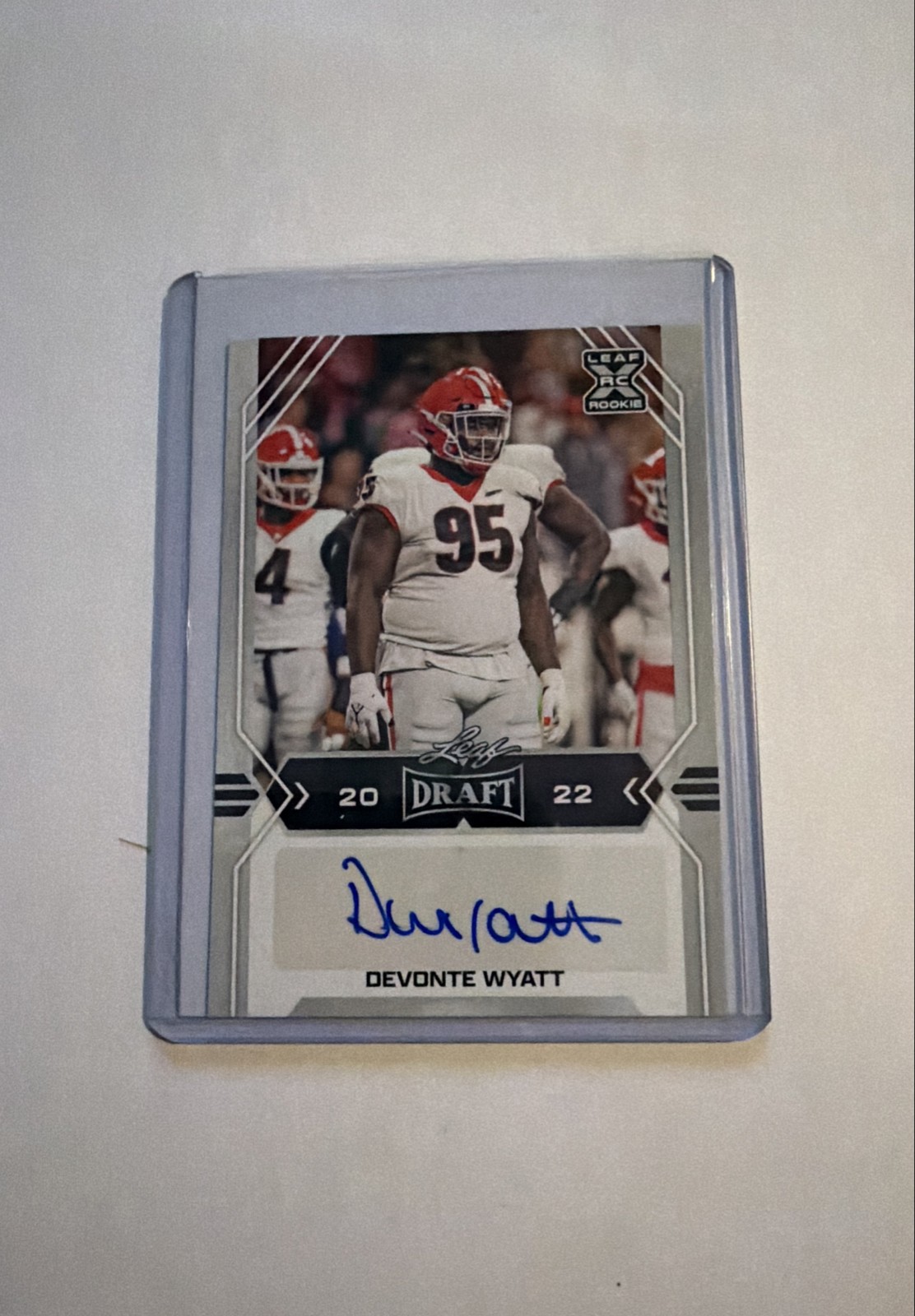 Devonte Wyatt Leaf Draft Autographs #BADW2 Autograph-Gold