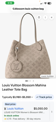 louis vuitton mm mahina blossom gray