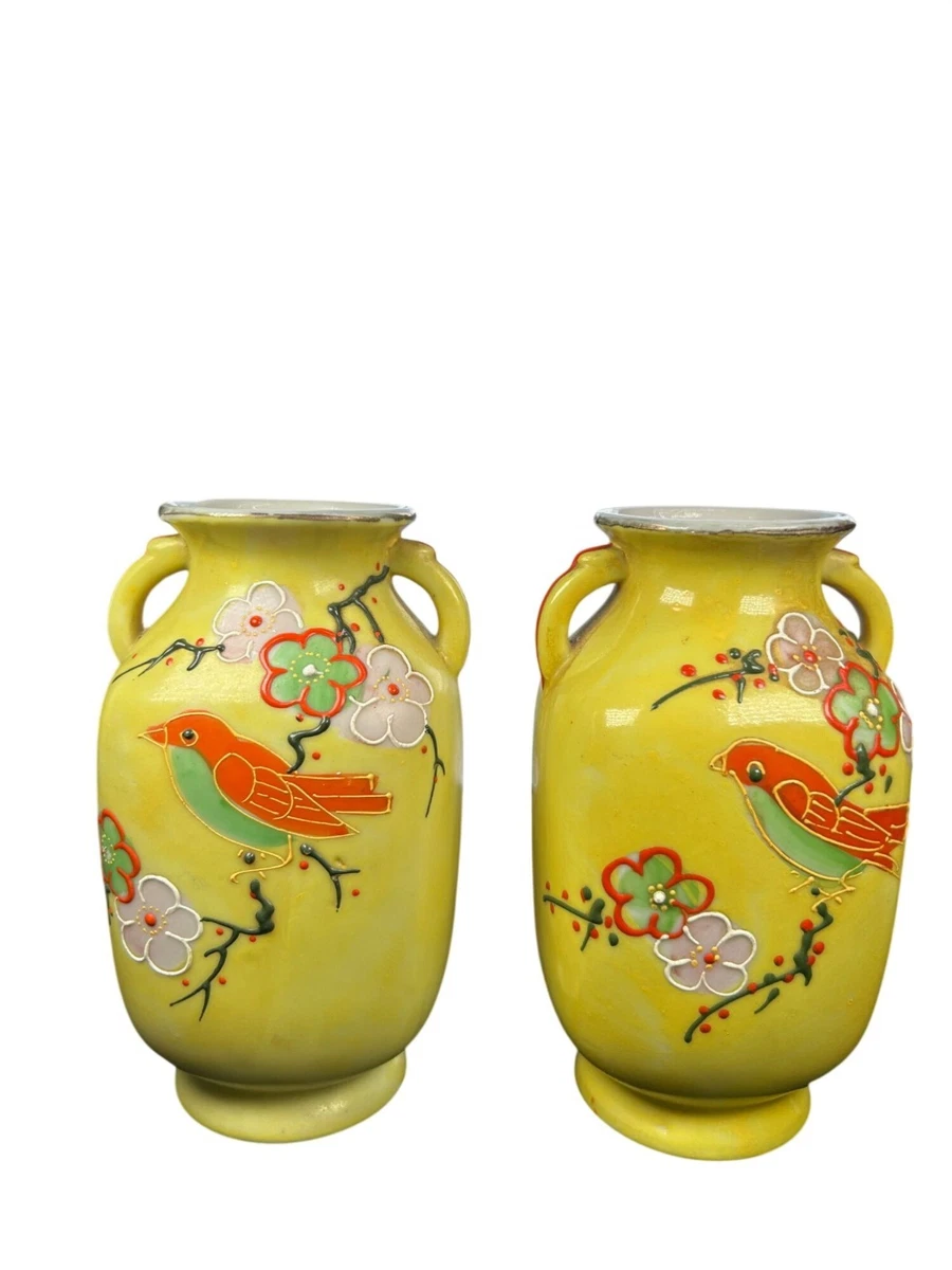 Japan Bird Vase In Collectible Japanese Vases & Jars (1900-Now