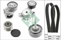 INA Keilrippenriemensatz FüR VW Passat B7 Seat Alhambra Golf VI Jetta IV V Plus