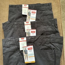 Wrangler Men's Cargo Shorts w/ Stretch Relaxed Fit Black hits  Knee CHOOSE SIZE