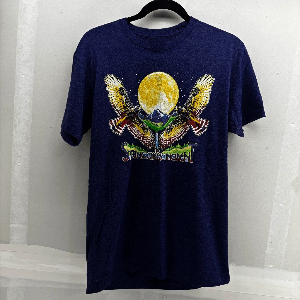 T-shirt Vintage The String Cheese Incident Tour 2004 - Vert Vieilli - Taille XL - Occasion