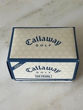 Callaway HX PEARL Golf Balls 12 pack 1 dozen box - NEW