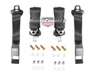 <!--F#f_0-->Holden LAP SASH Seat Belt PAIR Black Adjustable HK HT HG HQ HJ HX HZ WB ADR<!--F/-->