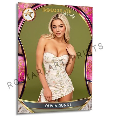 OLIVIA LIVVY DUNNE Gymnast Immaculate Beauty Card GOF Rostar CUSTOM SP Card LDU4