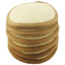 Esponja exfoliante facial natural tipo lufa - Cepillo facial para la ducha