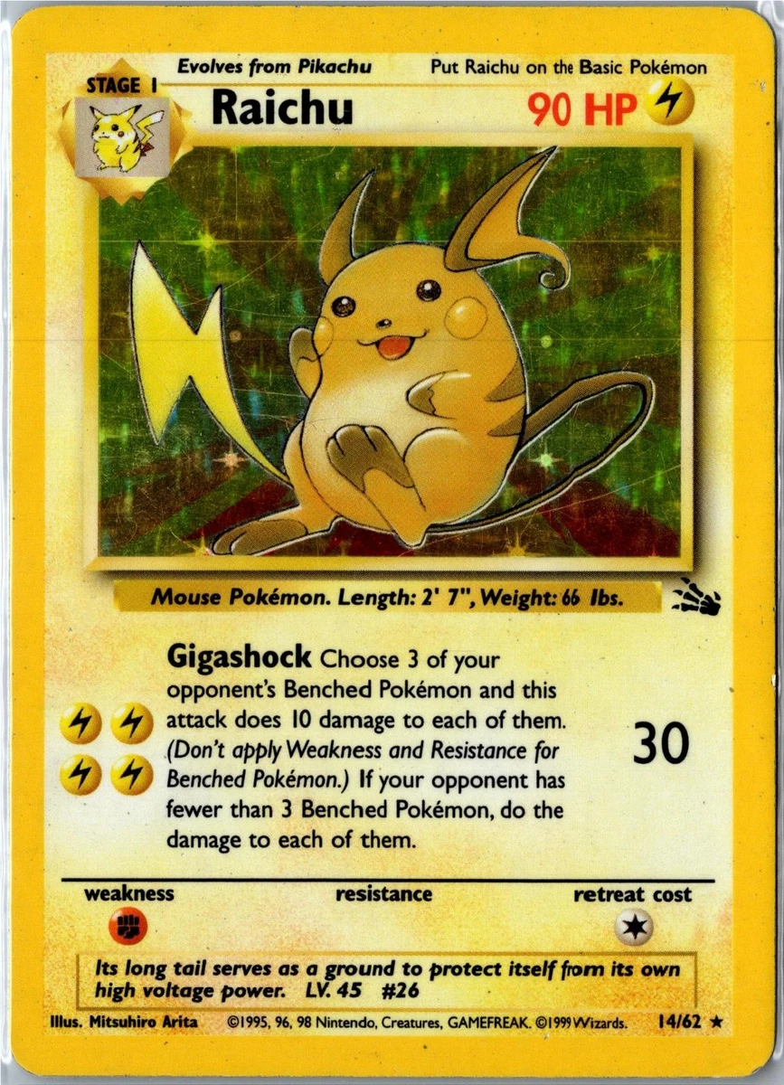 Raichu Pokémon TCG Cards for sale