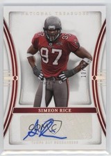 2023 National Treasures Signatures Holo Silver 10/25 Simeon Rice Auto 1i3m