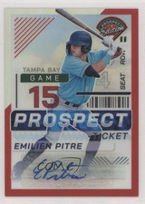 2024 Panini Prospect Edition Red Prizm Signatures 198/199 Emilien Pitre Auto 6q5