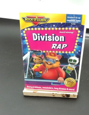 Rock 'N Learn Division Rap DVD Grades 3 & Up Educational Math Video [Sealed]
