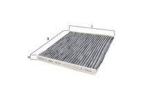 KNECHT Innenraumfilter LAK 373 Aktivkohlefilter für OPEL FIAT ABARTH ALFA PUNTO