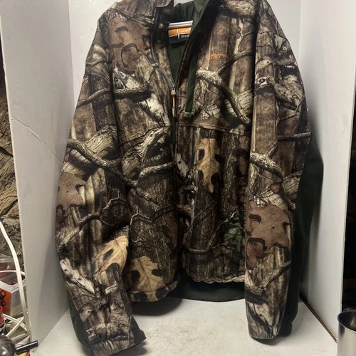 Habit Waterproof Realtree Xtra Camo Hunting Parka Mens Sz 2XLarge Hooded Pockets - product listing photo