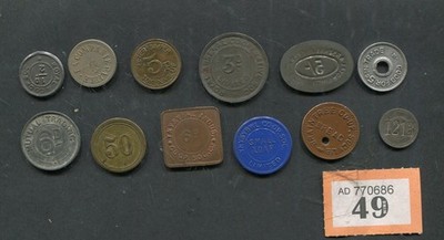 Lot 12 Worldwide Vintage Token