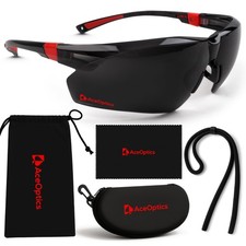 Safety Glasses ANSI Z87 Certified, 5X Anti-Fog ClearShield Lenses