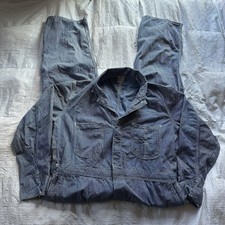 Vintage 1960  s Lee Union Made Coverall Pinstripe 48 Rare Donut Button