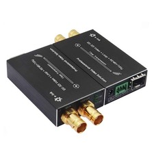 4K 12G-SDI Fiber Converter with Tally RS485 20km