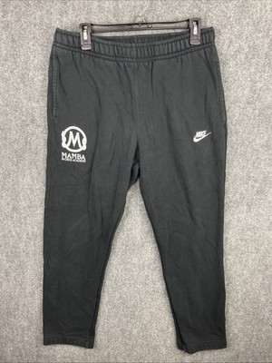 Nike Mamba Sports Academy Sweatpants Mens Medium Black Fleece Pants Kobe Bryant
