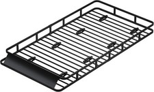 85" x 45" x 6" Universal Roof Rack Extra Wide Rust-Proof Roof Cargo Basket SUV