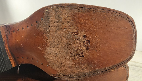 5 Ranch Cowboystiefel Herren Größe 7,5 dunkelbraun/blau Western hergestellt in Mexiko - Bild 14 von 15