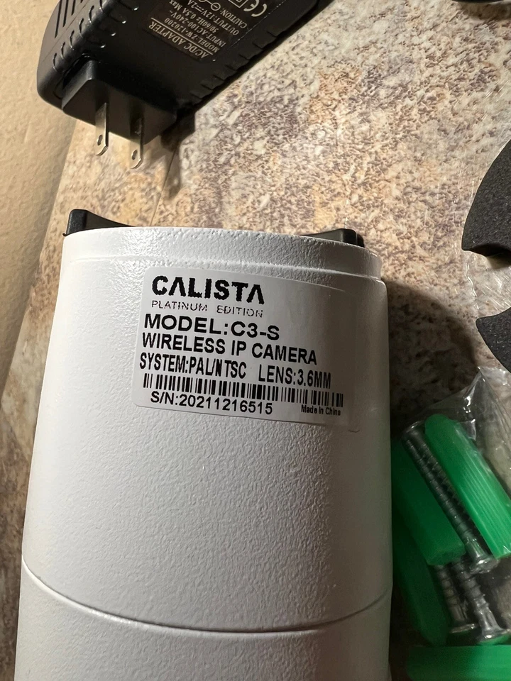 Funk IP Kamera Calista C3-S, Ersatz und Extra Kamera für P2P NVR KIT - Bild 3 von 4