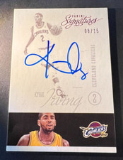 2012-13 Panini Signatures /15 Kyrie Irving #2 Rookie On Card Auto RC