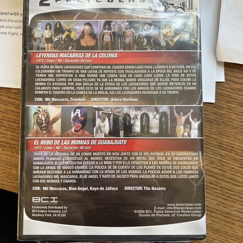 Leyendas Macabras de la Colonia/El Robo de las Momias de Guanajuato (DVD,) - Picture 2 of 2