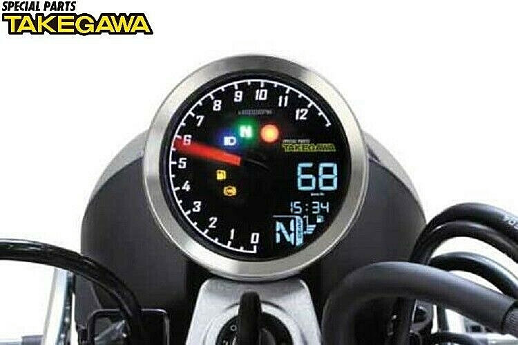 エイプTAKEGAWA DN METER ×1000rpm NEW! Takegawa #05-05-0052 Super Multi DN meter Honda Monkey 125