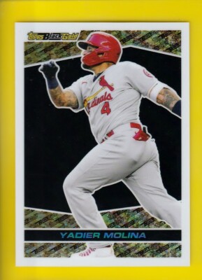 2021 TOPPS CHROME UPDATE BLACK GOLD BGC-16 YADIER MOLINA CARDINALS ...