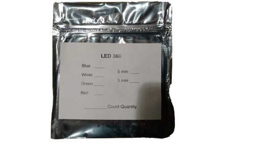 12 volt 3mm Green LEDs w/resistor for Dash Bulb Upgrades 03 04 05 06 GM 100 Qty - Picture 5 of 11