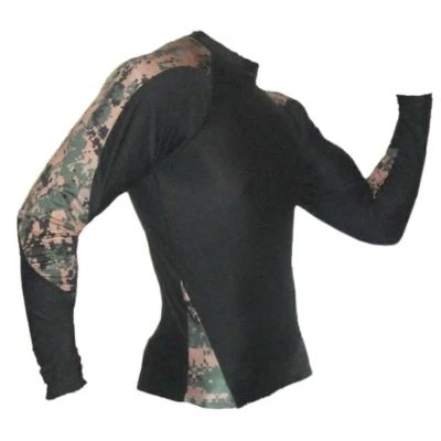 MACP GEAR Long Sleeve MARPAT Compression Style Rash Guard- MACP Fighter Gear