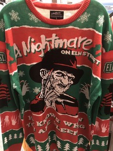 freddy krueger ugly christmas sweater