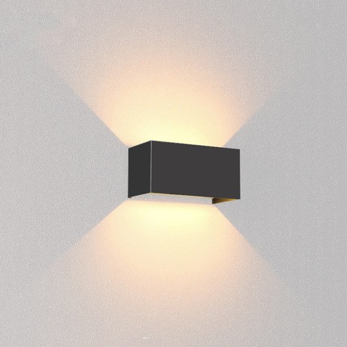 LED Wandlampe Cube Würfel Wand Leuchte Lampe Up Down für außen/innen wasserdicht - Bild 11 von 23