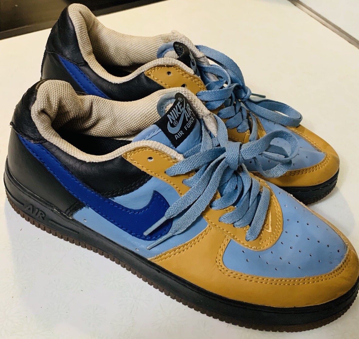 Nike Air Force 1 Low IO Premium Stash 2006 Size 8 Brown Blue