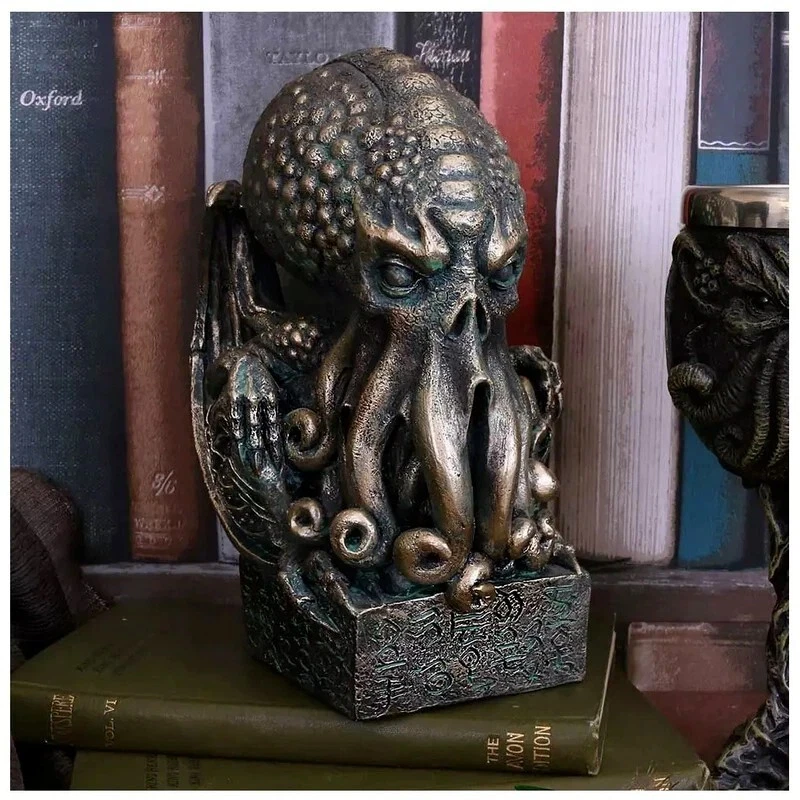 Estatua de Cthulhu Resina Figura Mitológica Pulpo Eldritch Dios Escultura Soñador Foto 2 de 4