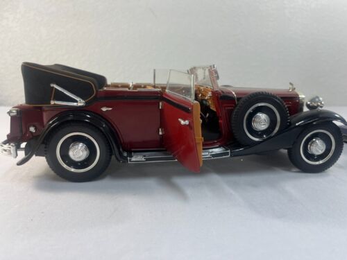 1:18 ANSON 1932 MAYBACH ZEPPELIN BURGUNDY ON TAN CDF 8338 - Picture 3 of 9