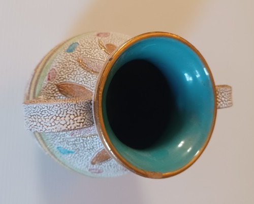 Vintage MCM Fratelli Fanciullacci Textured Italian Art Pottery Vase Signed Italy - Picture 17 of 19