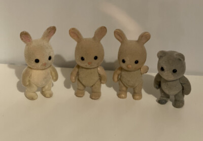 Sylvanian Families Ersatz Baby Figuren Es hat Teile der Beflockung