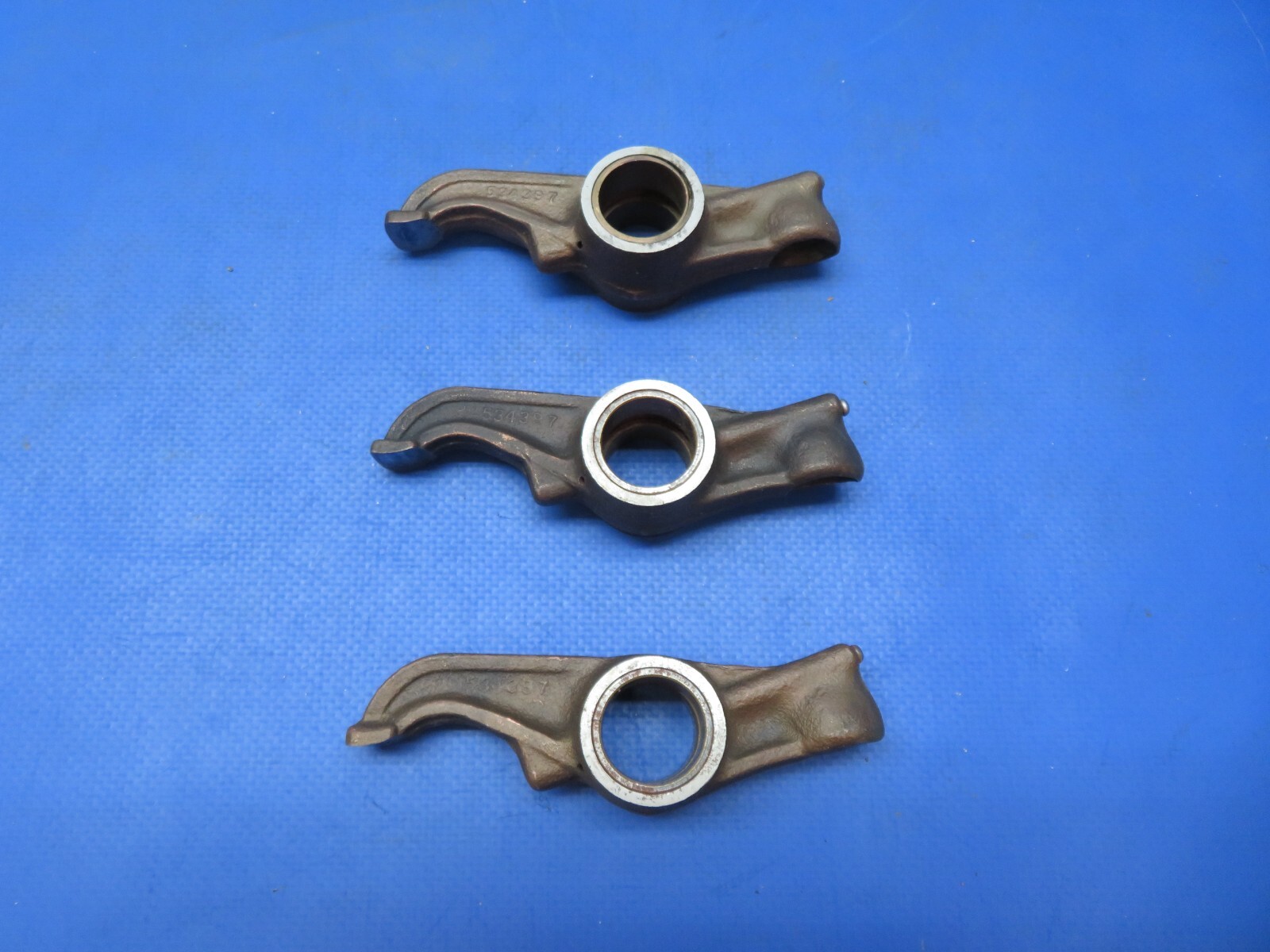 Continental IO-520 Intake Rocker Arm P/N 534397, 652131 LOT OF 3 