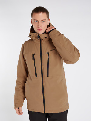 PROTEST TIMO MENS SNOW SKI SNOWBOARD JACKET FUDGE CAMEL UK SELLER