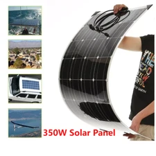 350W 18V Flexible Solar Panel Module Battery Charger Car Outdoor RV Marine