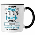 Trendation - Bester Kollege Tasse Geschenk Arbeitskollege Abschied Abschiedsgesc