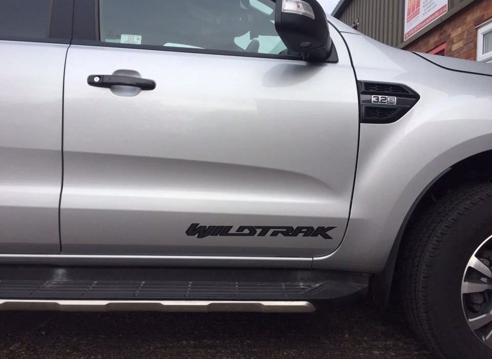 FORD RANGER WILDTRAK sides & Rear Stickers Decals. 2 Colour 2019-2021 ...
