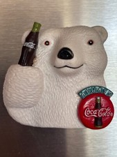 Vintage Coca Cola Polar Bear Fridge Magnet No.51482 Coke 1995