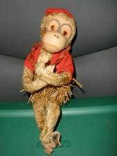 Vintage Japan 10" Monkey Plush See Full Descrip Photos P82