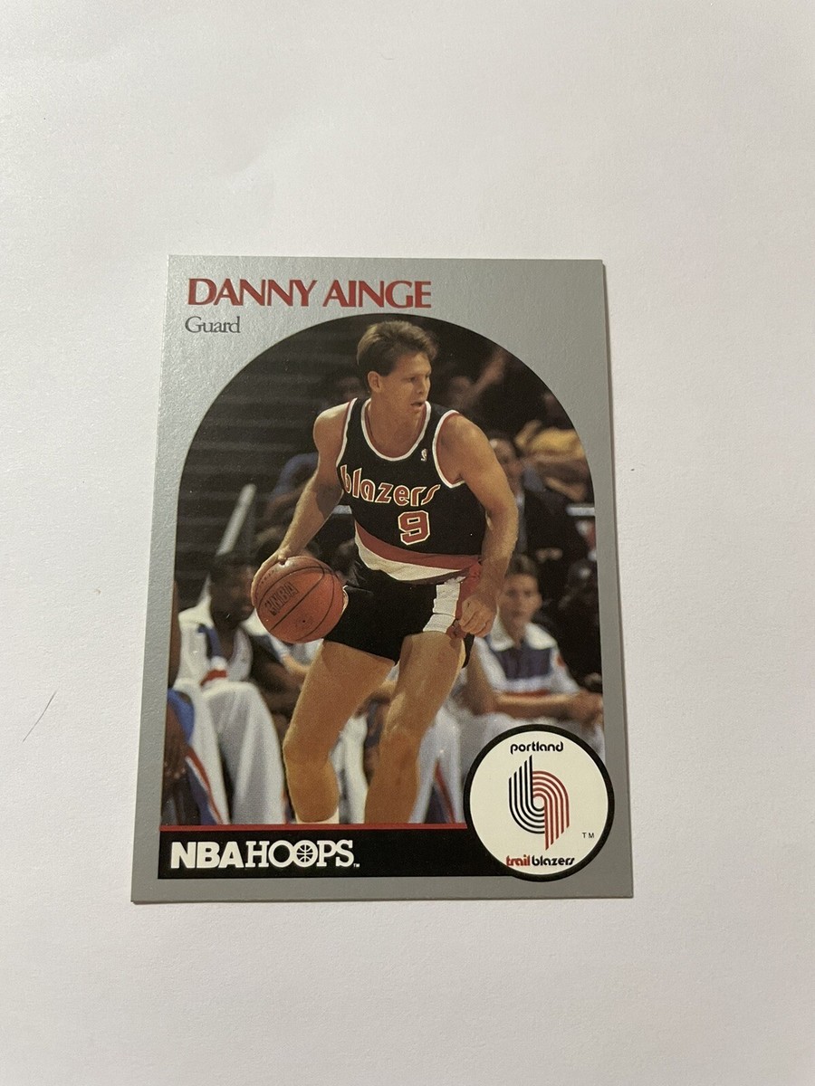 NBA オフィシャルピンズセット　1990年代前半　バスケットボール 1990 NBA Hoops Basketball Card #427 Danny Ainge Portland Trail