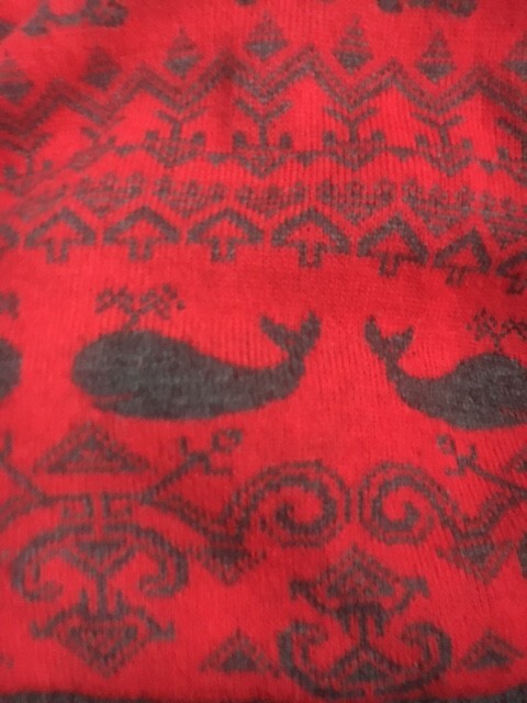 Bogner Solid Red Jacket Reversible With Knit Nord… - image 2