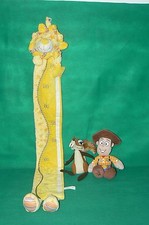 Lot de 3 peluches Regle 1m50 + Scratch et Woody 