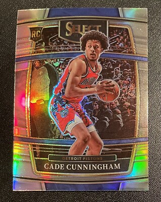 2021-22 Panini Select Cade Cunningham RC Concourse Silver Detroit 