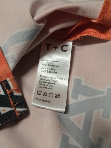Auburn Tigers Hawaiian Shirt Tellum & Chop Tiger Striped Beach Camp Shirt Mens S - Picture 10 of 14